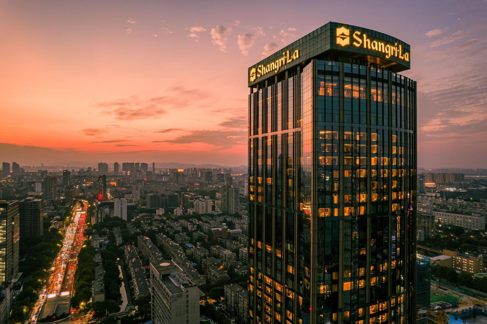 Hotel Shangri-La Nanjing Nanking Exterior foto